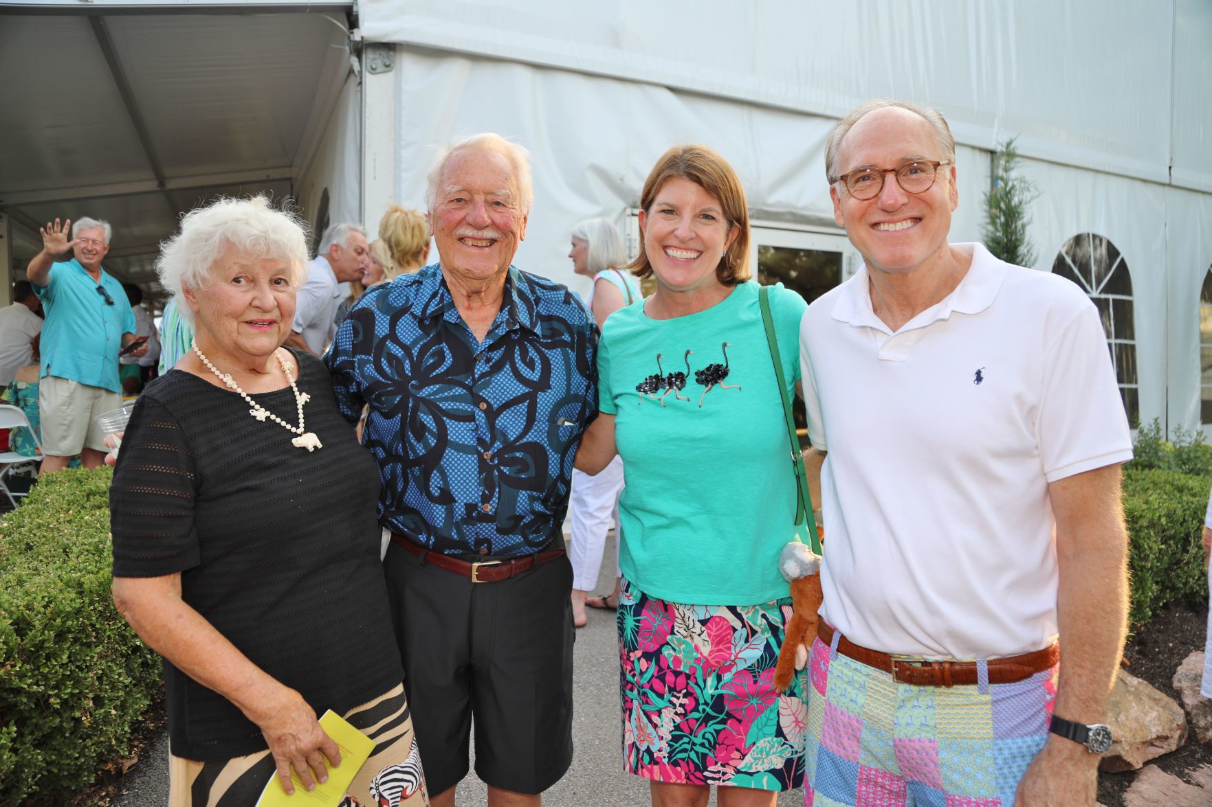 Marilyn and Charlie Hoessle, Molly Hyland, Curt Ittner